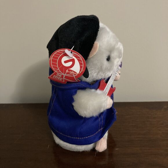 Lot of 2 Gemmy Dancing Hamsters Graduation Schools Out & Rock & Roll WORKS! - Picture 14 of 17